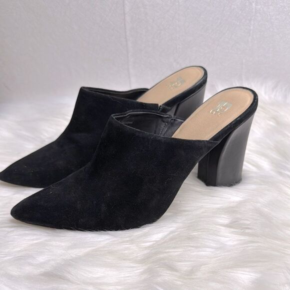 Joe’s Jeans Suede Heeled Mule 9.5 - Picture 1 of 7